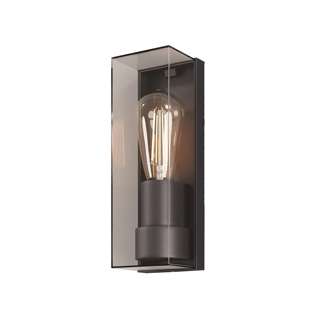 Netlighting Conf Outdoor Wall Lantern Graphite IP65 1xE27 in Grey