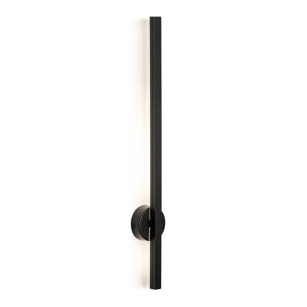 Netlighting Asse 60cm Integrated LED Wall Lamp Black Structure 3000K