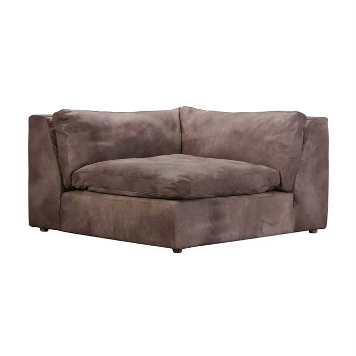 Timothy Oulton Zenna Small Sectional Corner, Safari Charcoal