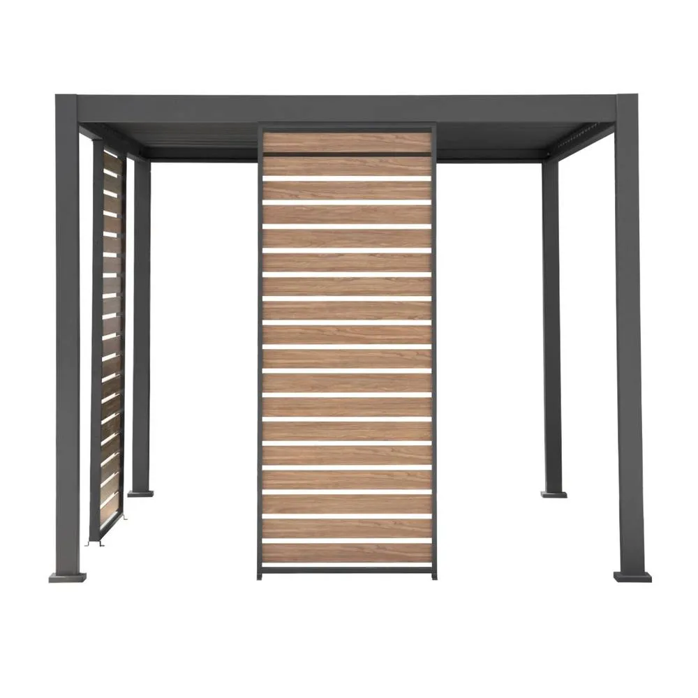 sweeek Louver panel aluminium 100 cm for Triomphe pergola 3x3m V2, 4x3m, 6x3m in Dark Grey 3