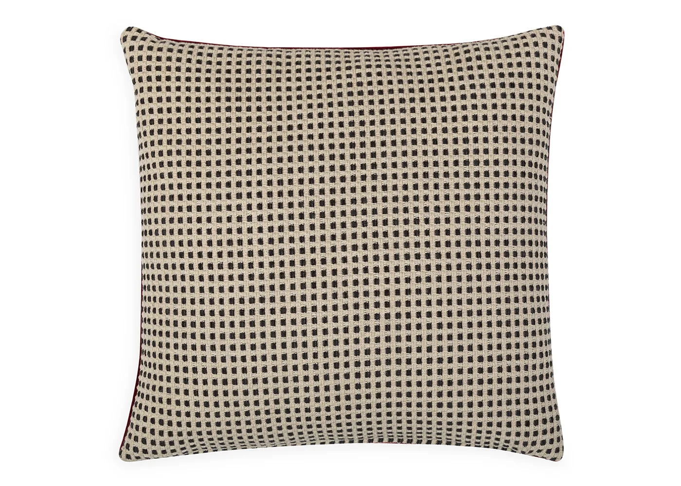 Heal's Duo Cushion Mulberry & Ebony 45cm x 45cm
