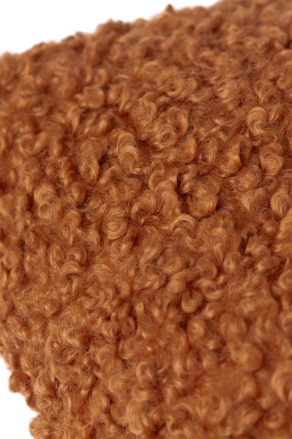 Yard Cabu Chunky Boucle Cushion in Tan 4