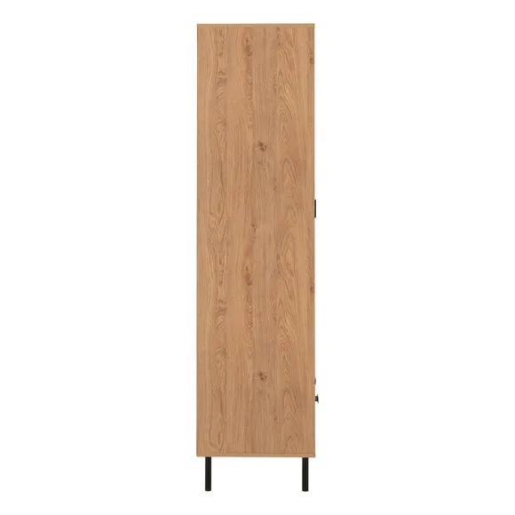 Barker Double Wardrobe, Oak Effect 5