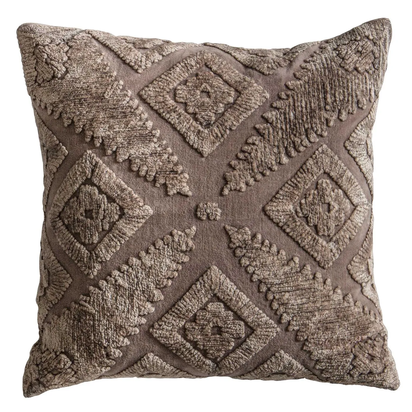 Diamond Taupe Cushion