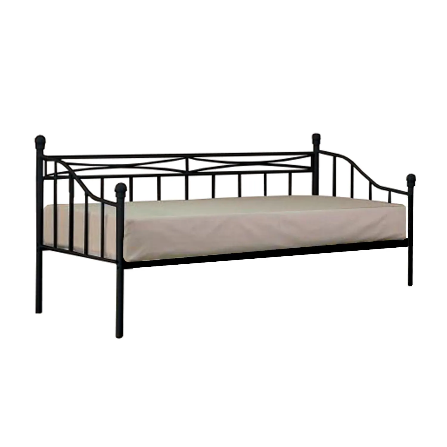 Comfy Living Ltd Metal Daybed in Black 2