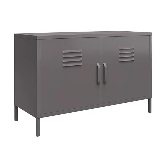 Bradford 2 Door Metal Accent Cabinet 6