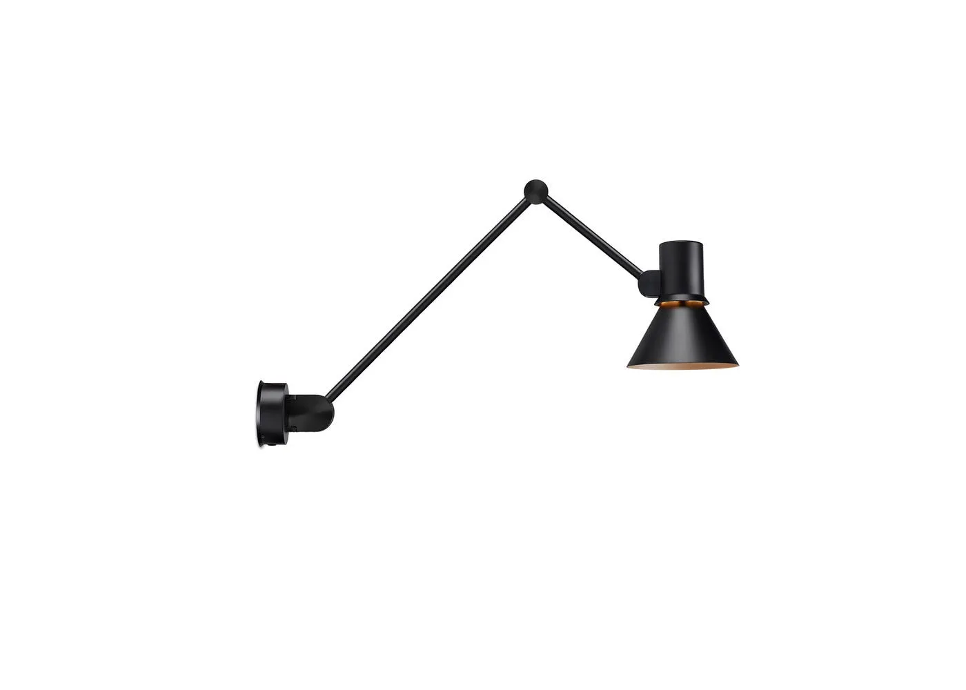 Anglepoise Type 80 Wall Light Long Arm Matte Black 1