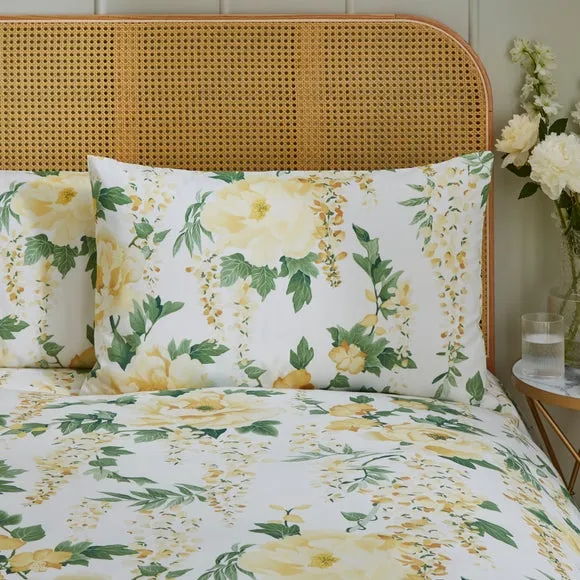 Hidcote Peonies Polycotton Duvet Cover & Pillowcase Set 2