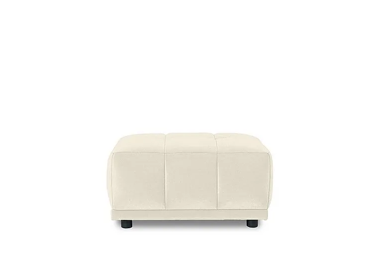 Cube Fabric Large Footstool