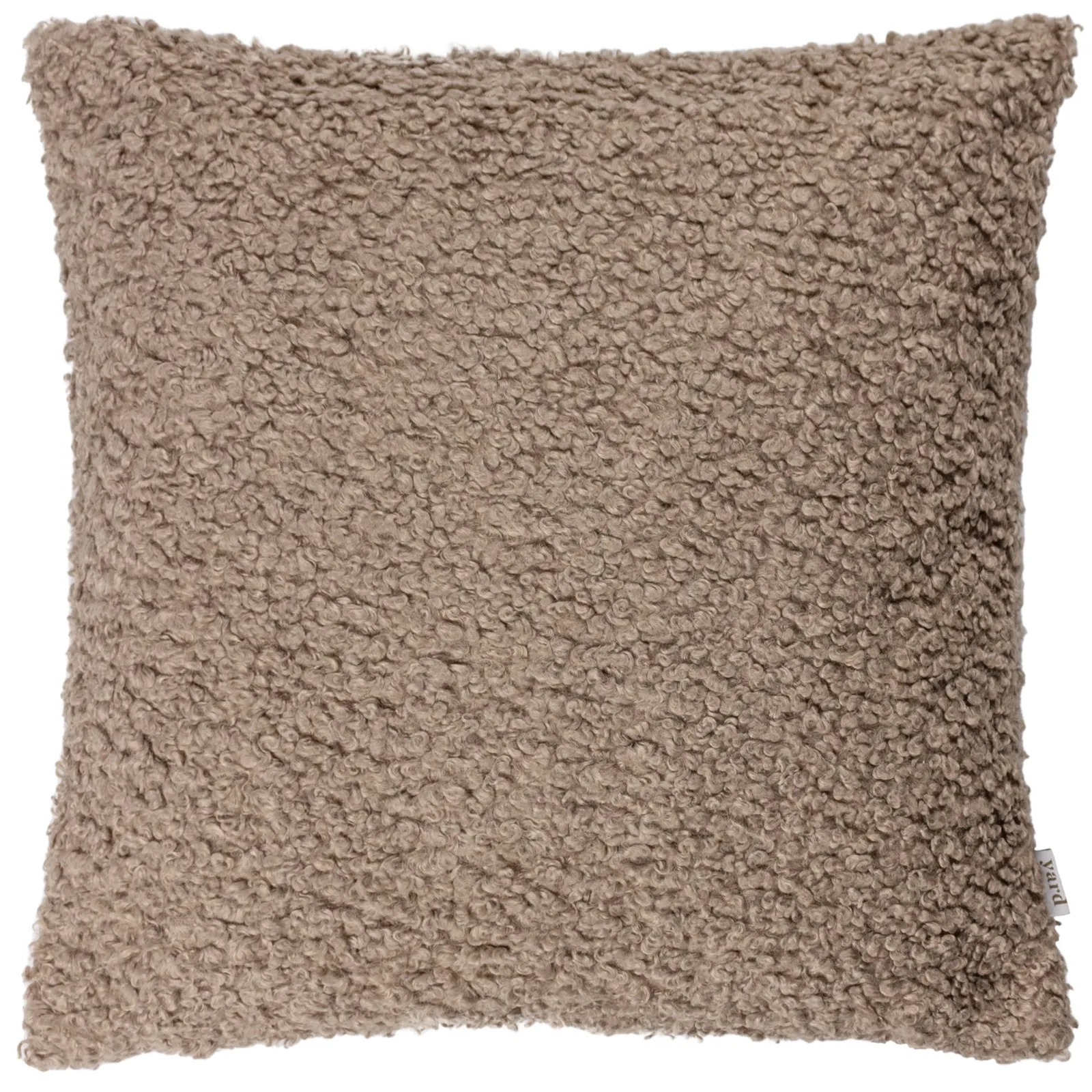 Yard Cabu Chunky Boucle Cushion Taupe, Cream 2
