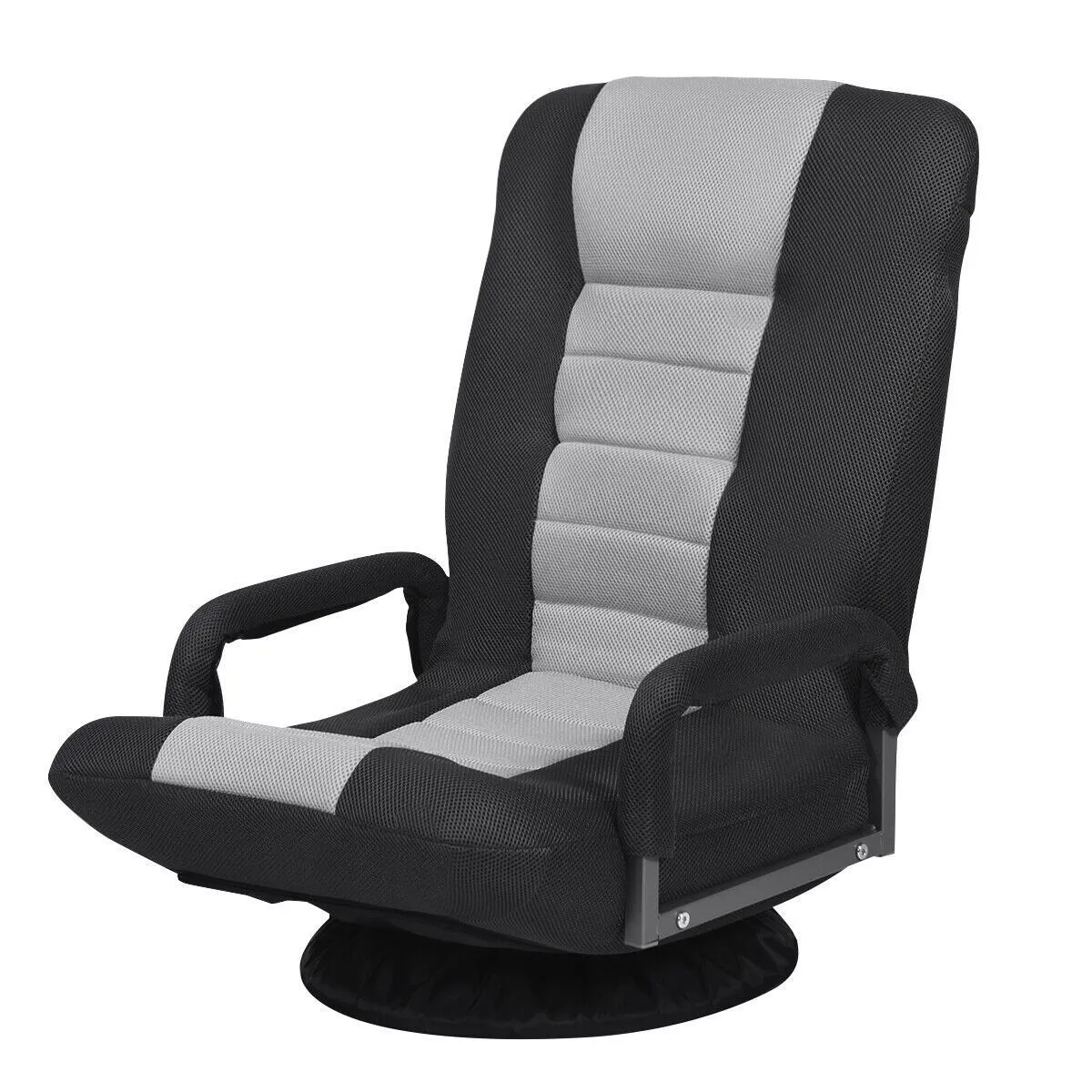 Costway Folding Floor Gaming Chair Adjustable 6-Position Floor Lazy Chair