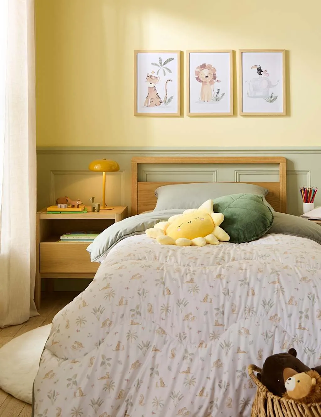 Nightlark Leopard 10.5 Tog Coverless Duvet Set Oatmeal Mix