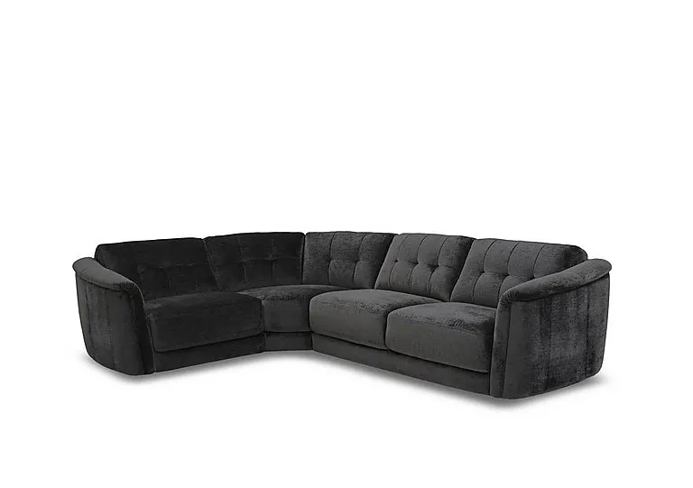 Monarch Small Fabric Left Hand Facing Corner Sofa