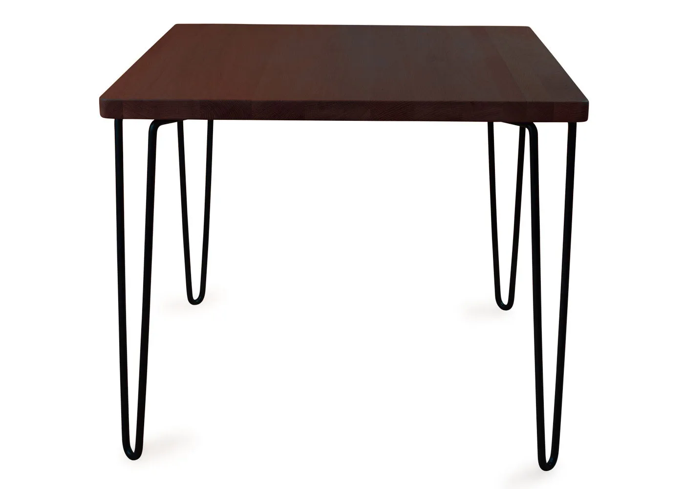 Heal's Brunel Dining Table Square Dark Wood