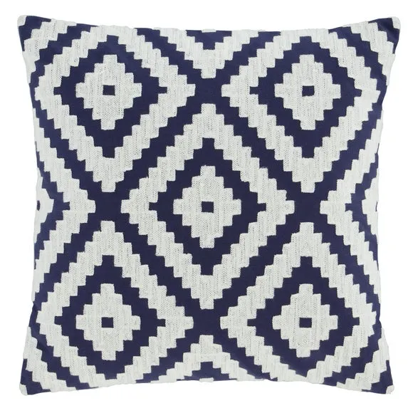 Geo Crewel Cushion Cover