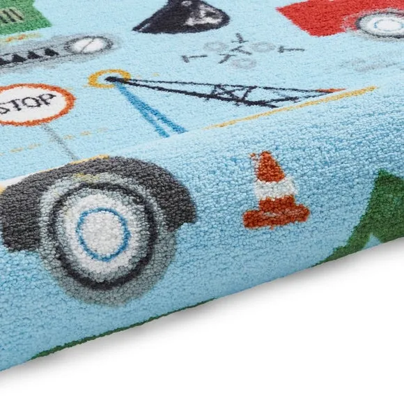 Catherine Lansfield Kids Construction Rug 6
