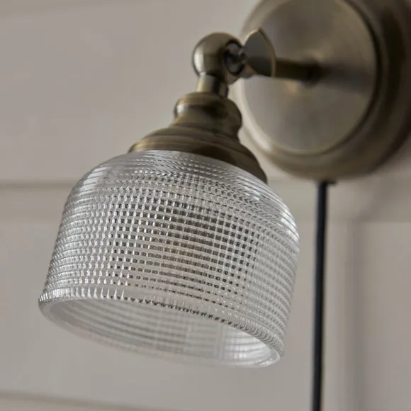 Amesbury Industrial Adjustable Plug In Wall Light 3