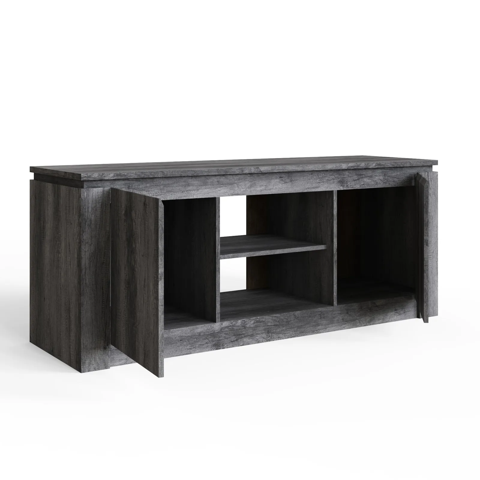 GFW Canyon Wide TV Unit in Charcoal 4