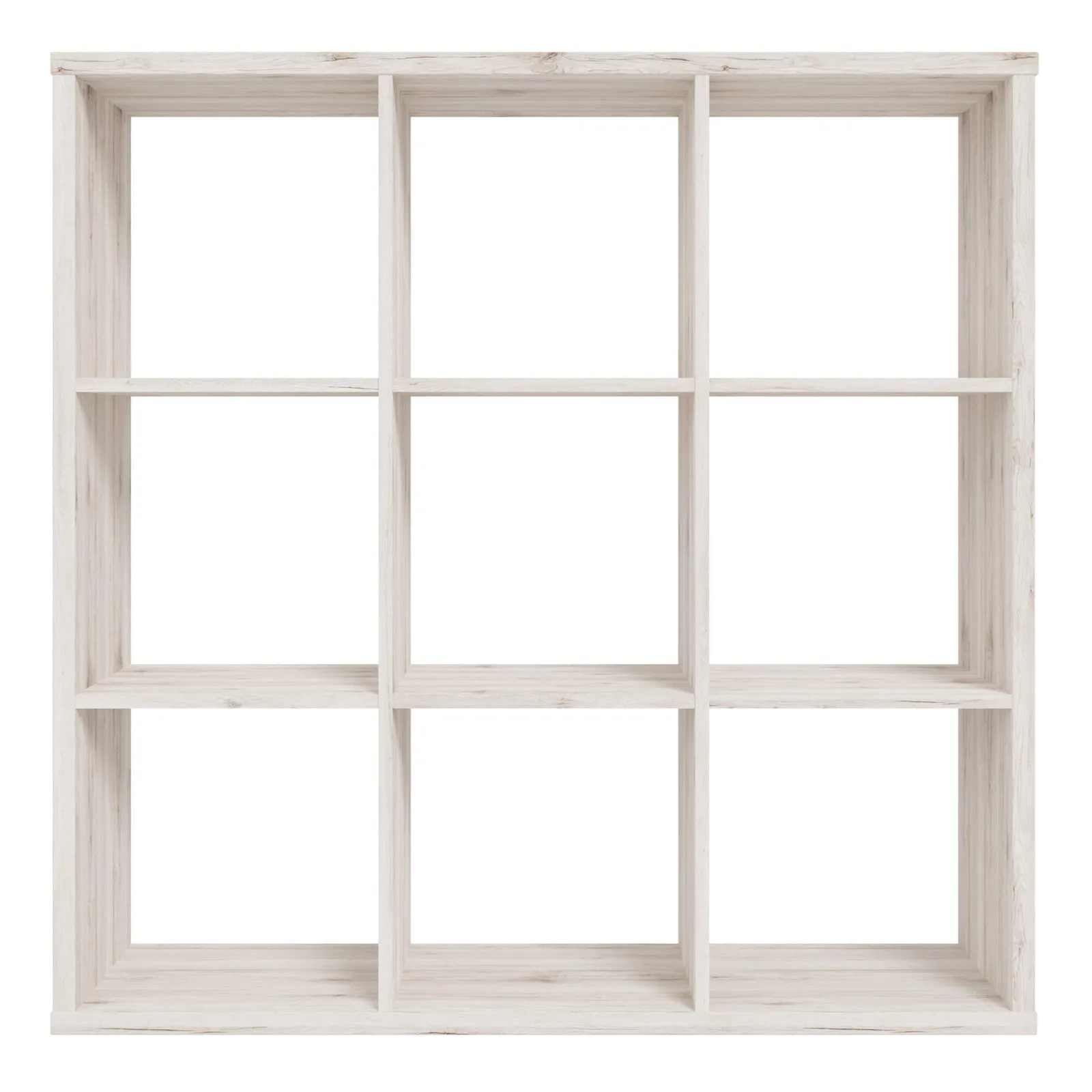 Furniture To Go Mauro 3x3 Storage Unit in Light Oak 2