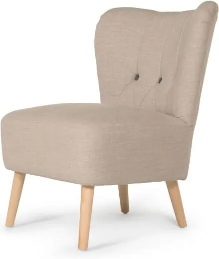 Charley Accent Chair, Biscuit Beige
