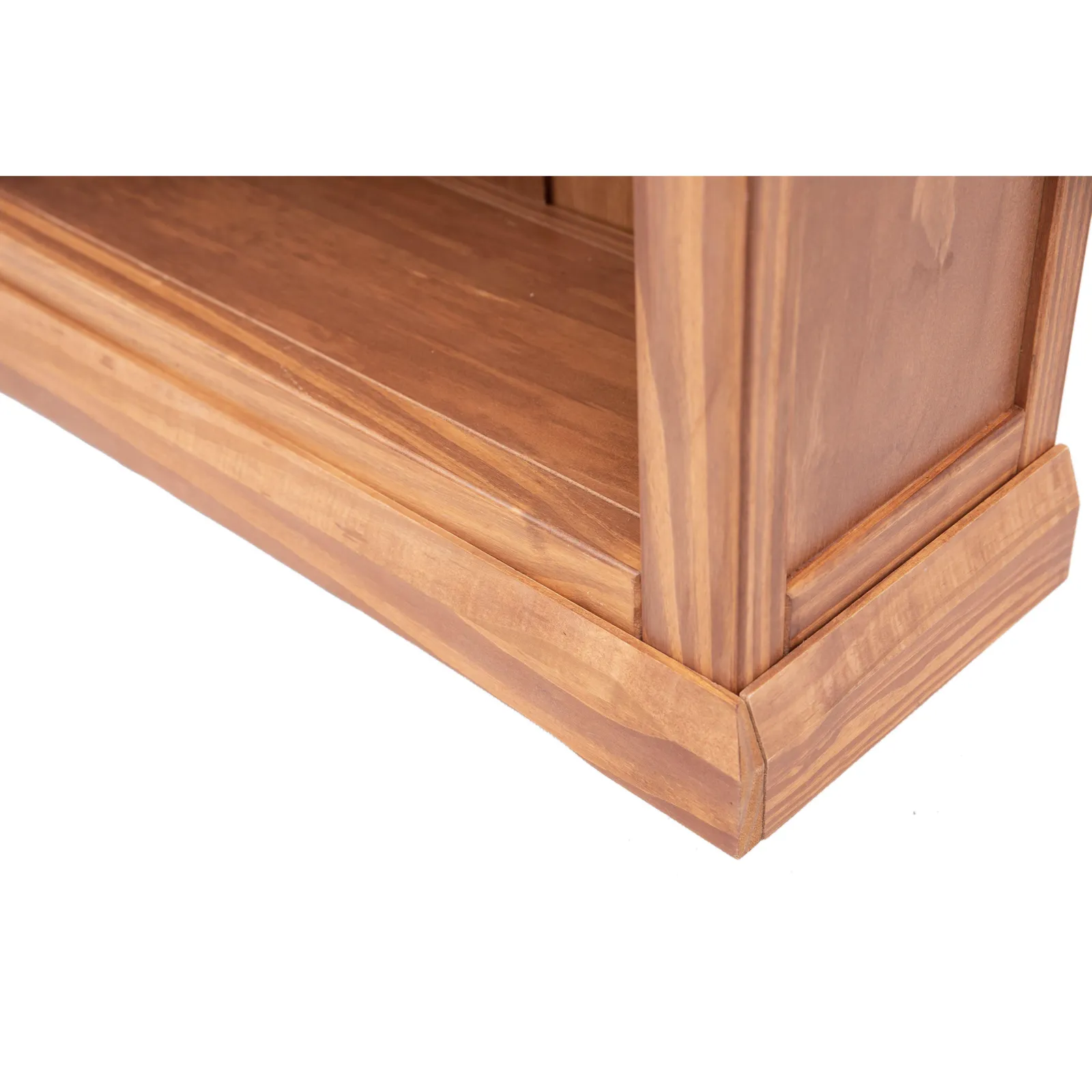 Cabinet Bits Bookcase with plinth 120x70x25cm in Brown 6