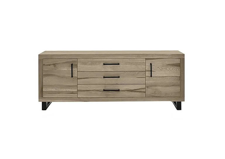 Terra Large 2 Door 3 Drawer Sideboard - Vintage Grey