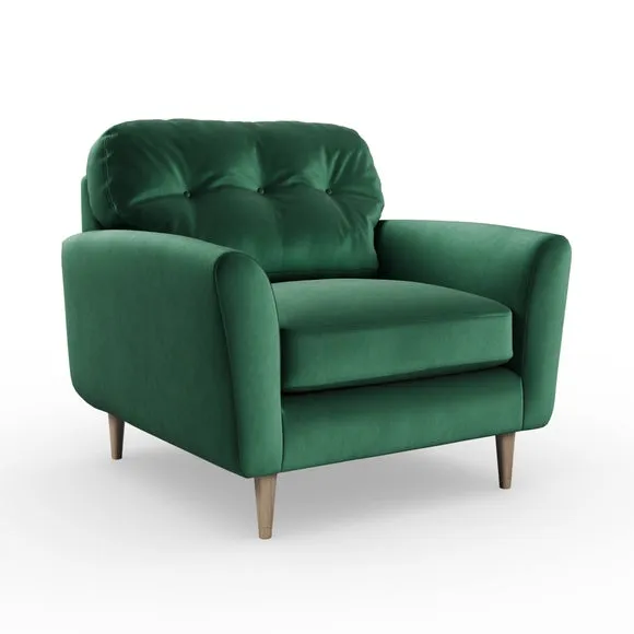 Sven Opulent Velvet Snuggle Chair 6