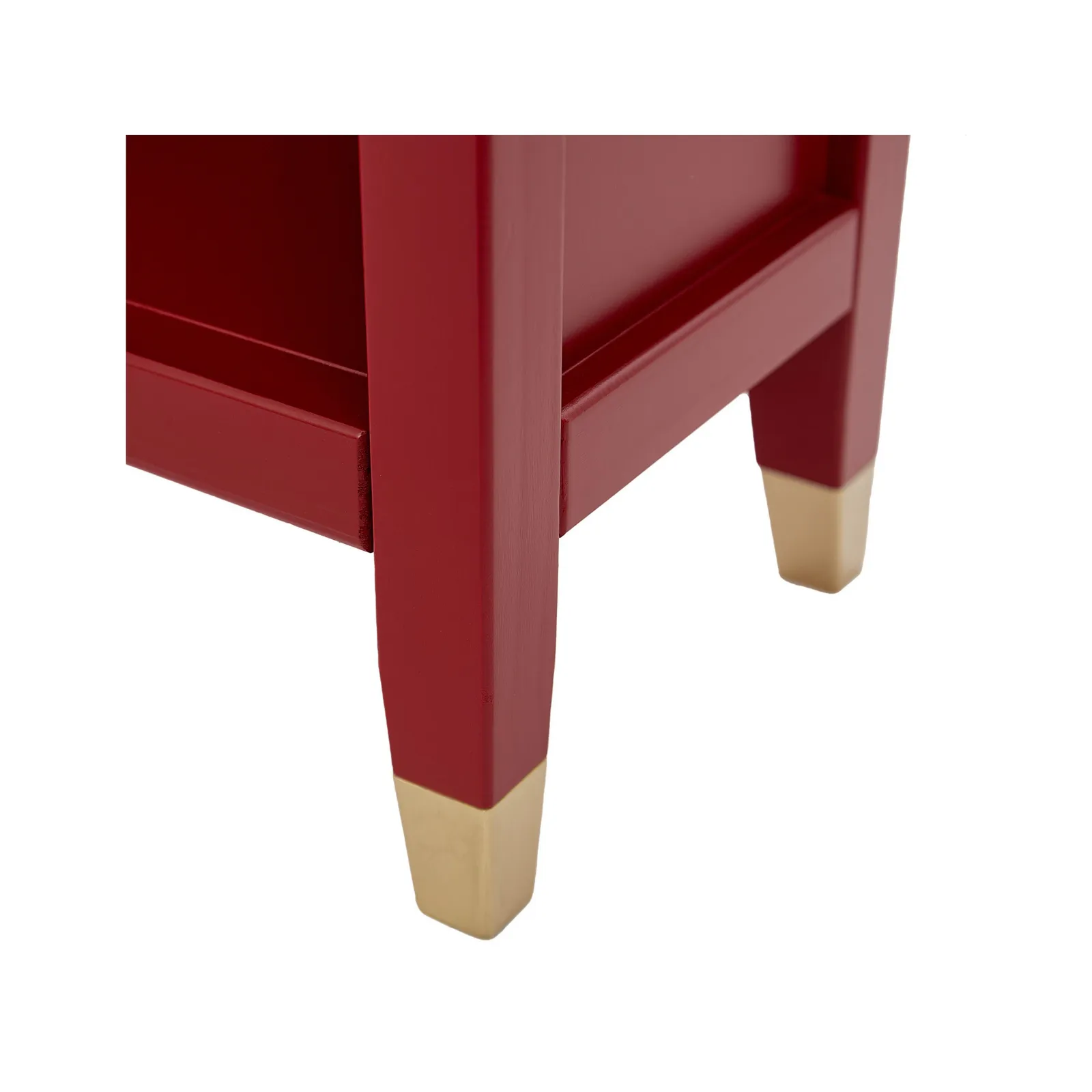 Cabinet Bits Palazzi 3 Tier Bookcase H97 W89 D25cm in Red 5