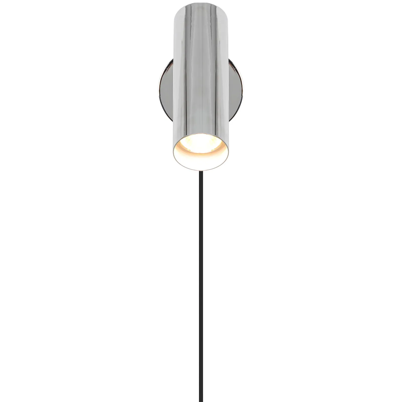 Nordlux Mib Wall Light Chrome Metal Bedroom GU10 Plug In/Mains in Silver 4