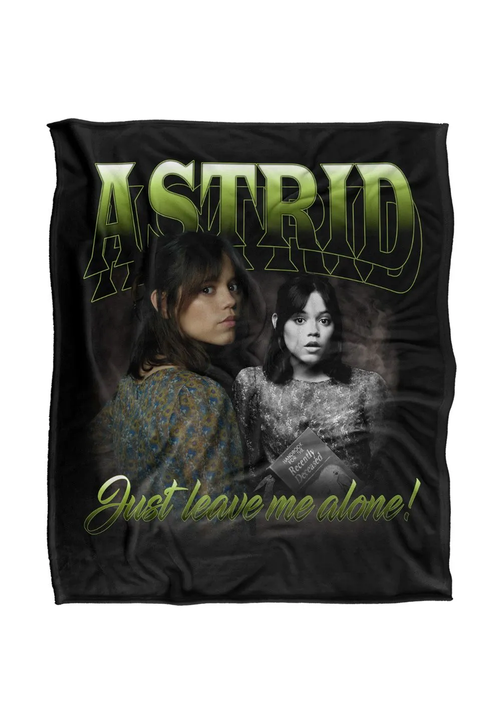 Warner Brothers Beetlejuice 2 50x60 Astrid Homage Silky Touch Super Soft Throw Blanket in White