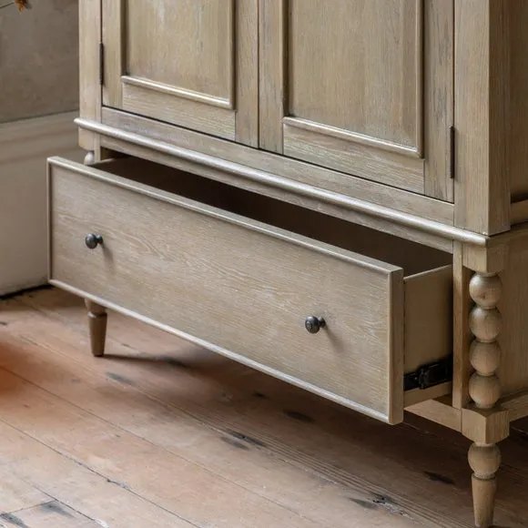 Cedar & Sage Boden 1 Drawer Double Wardrobe 2