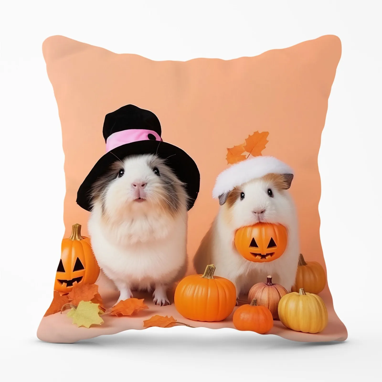 Warren Reed - Designer Trick Or Treating Guinea Pigs Cushions