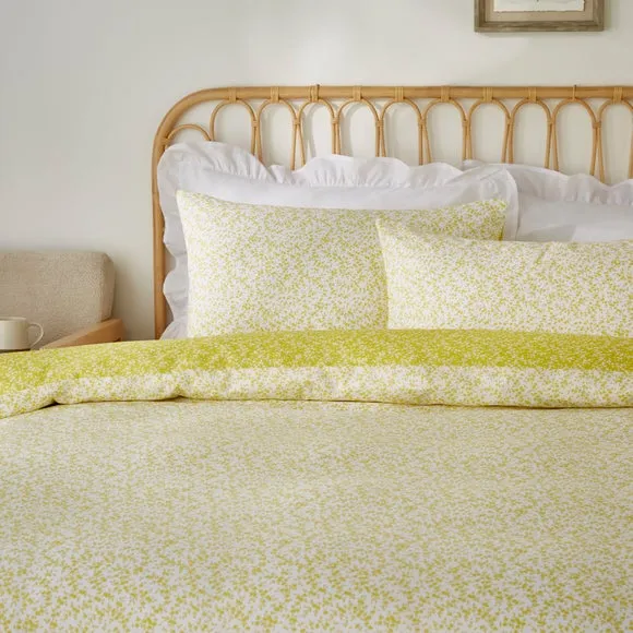 Annie Floral 144 Thread Count 100% Cotton Reversible Duvet Cover & Pillowcase Set 3