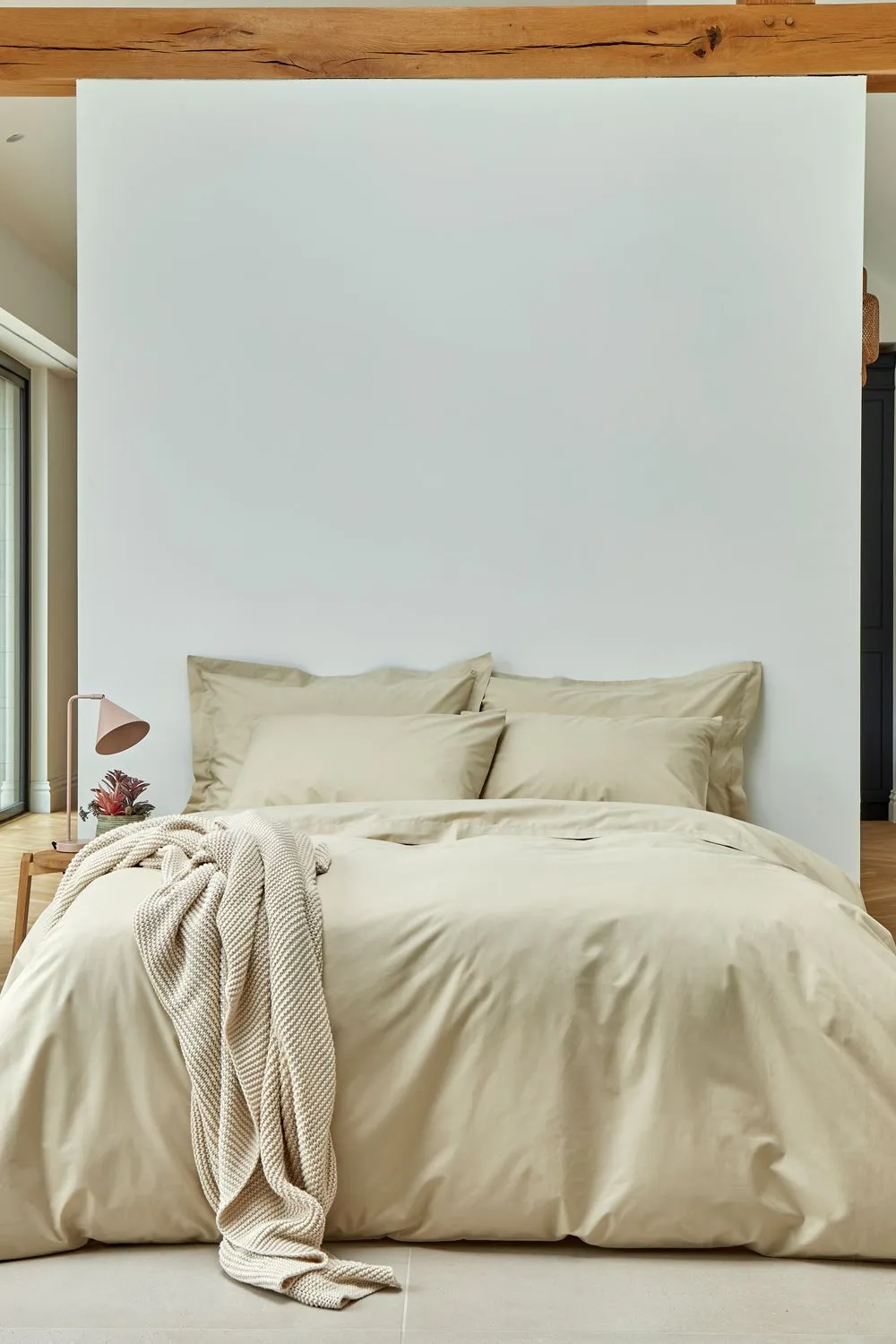 CHRISTY Pure Cotton Percale Duvet Cover Sets in Beige 3