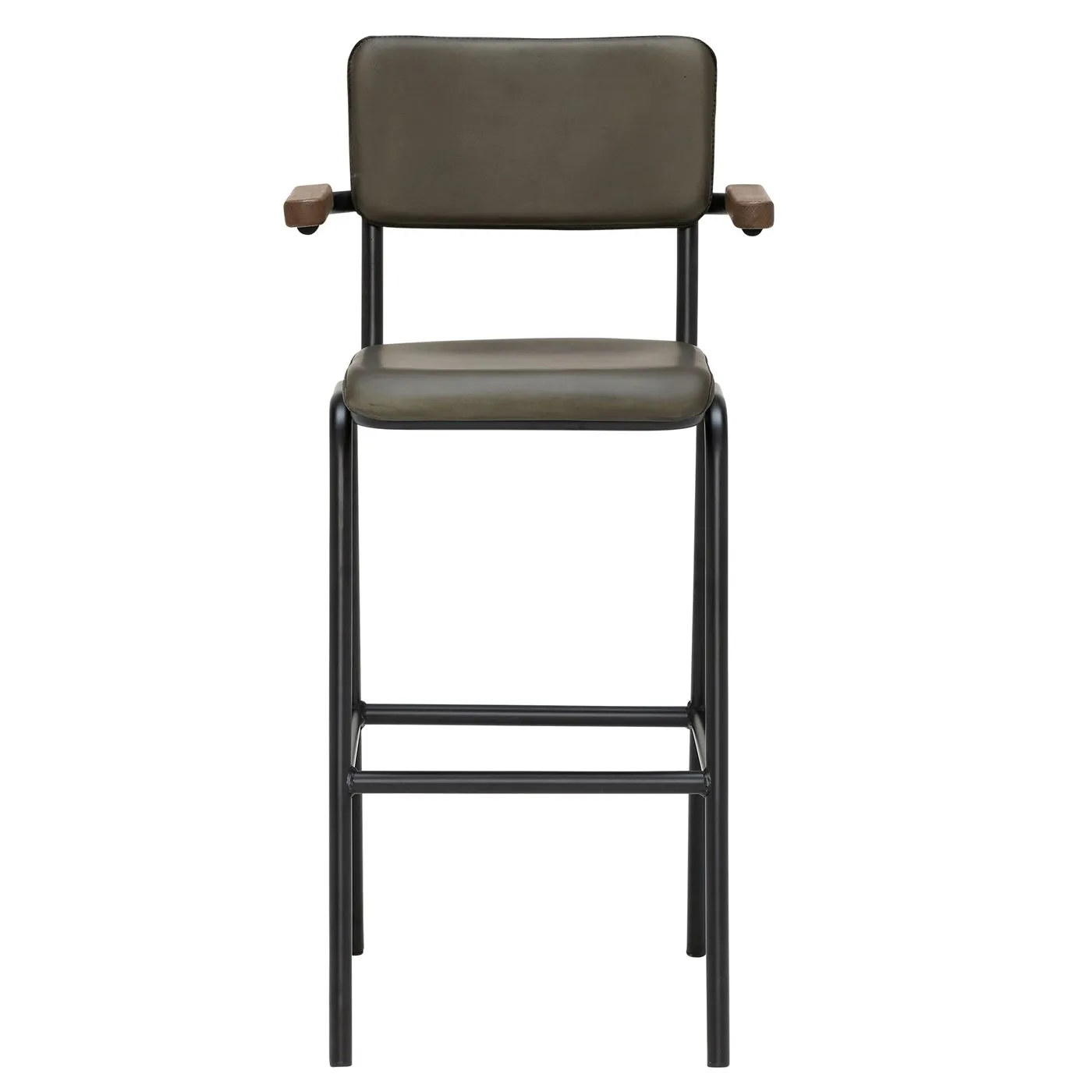 Twyford Leather Barstool with Arms