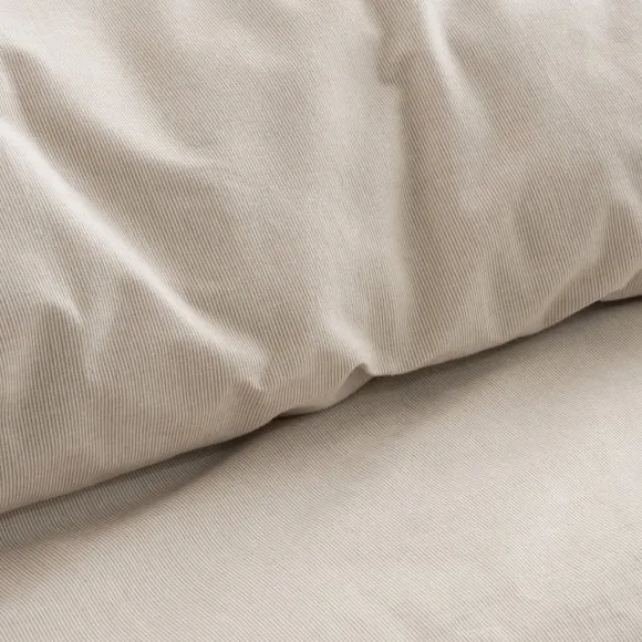 Quinn Marled Stripe 100% Cotton Duvet Cover & Pillowcase Set 6