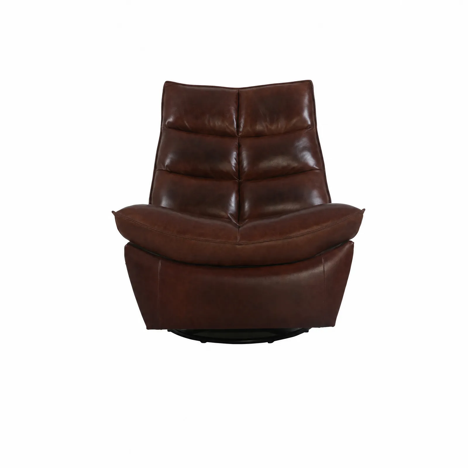Brize Elect Rock Recl Armchair, Brown Leather | Barker & Stonehouse 2