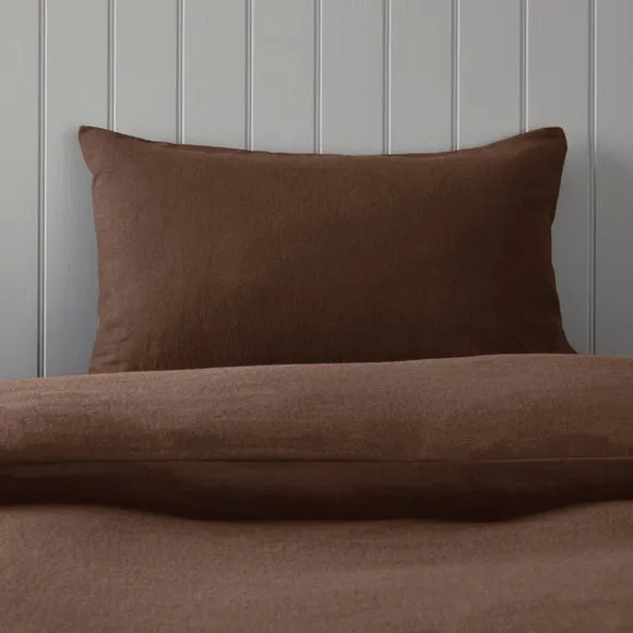 Soft & Cosy Luxury 100% Brushed Cotton Standard Pillowcase Pair 1