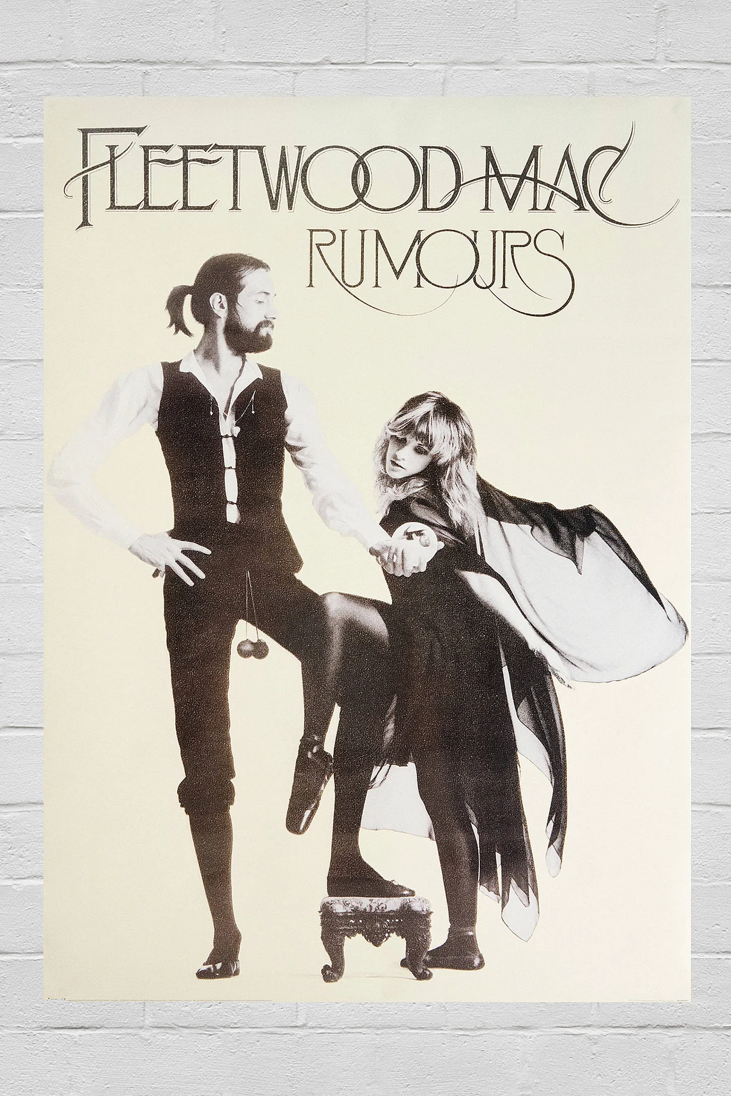 Fleetwood Mac 61x91cm Wall Art Print - Cream 1