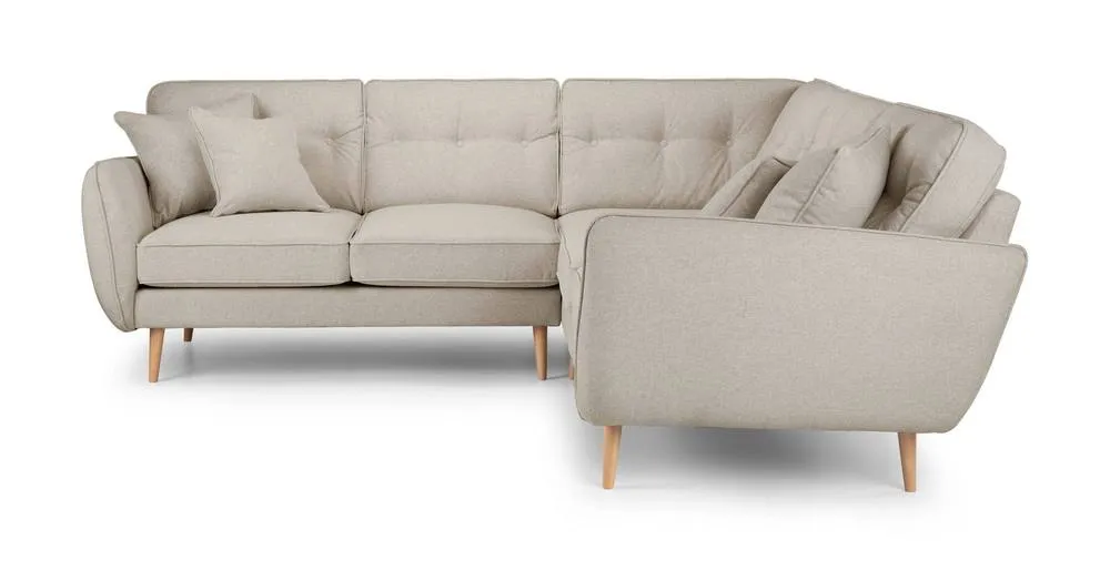 The Great Sofa Company Ailis 2 Corner 2 Faro Linen in Beige 3