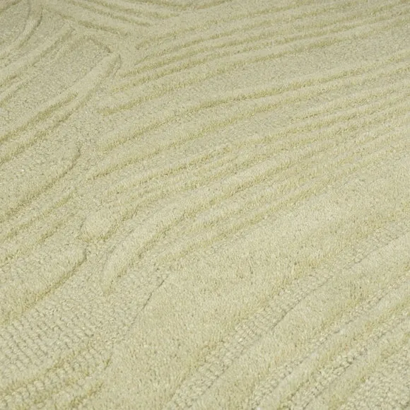 Lino Leaf Round Rug 2
