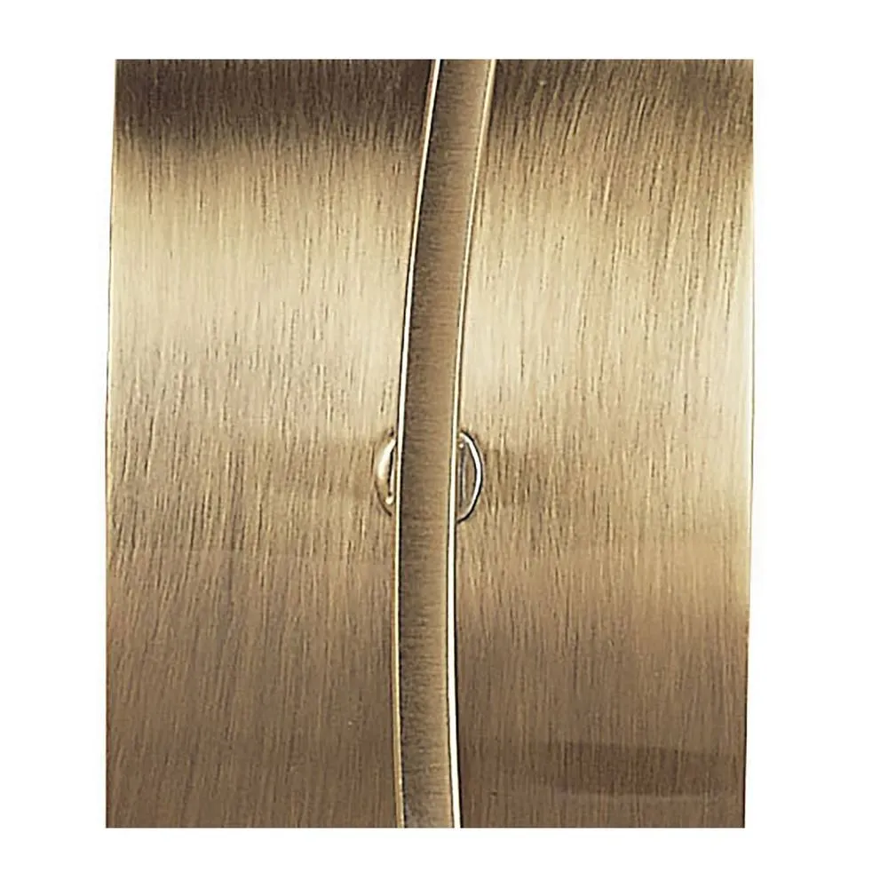 Netlighting Pietra Wall Lamp Switched 1 Light G9 Antique Brass in Gold 4
