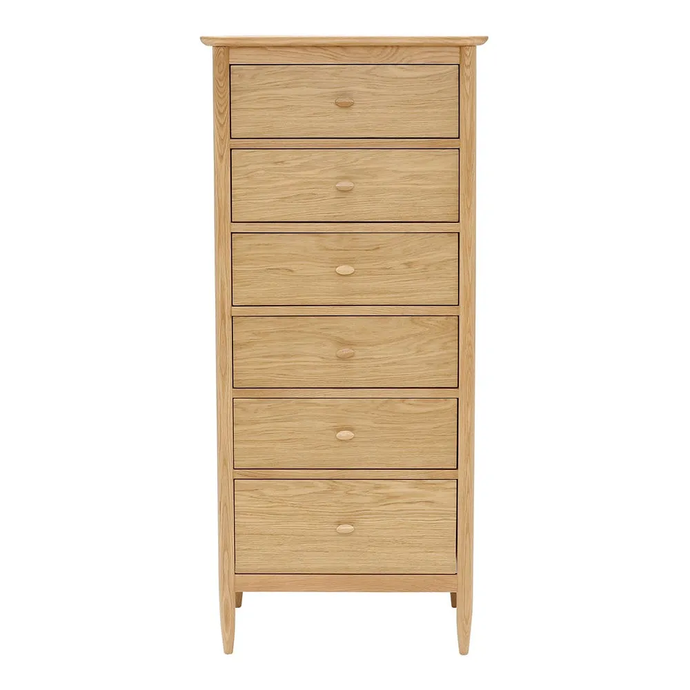 Ercol Teramo 6 Drawer Tall Chest 2