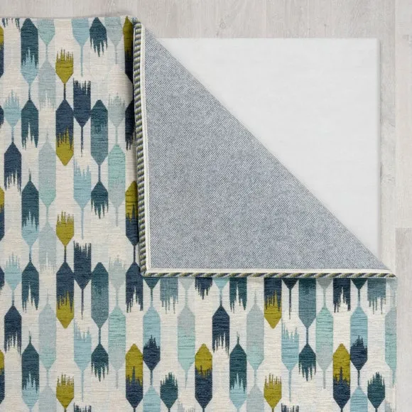Kelso Geometric Chenille Rug 3