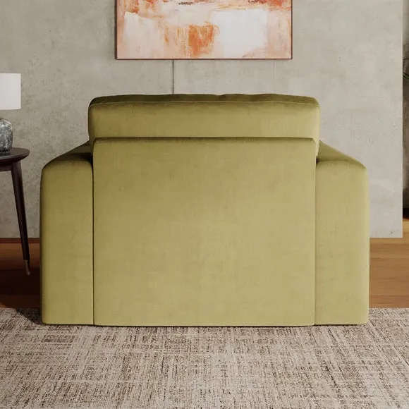 Abel Matte Velvet Snuggle Chair 2