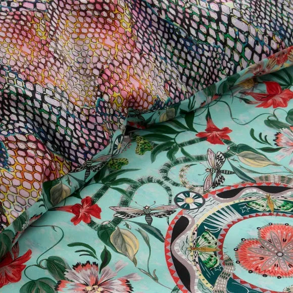 Matthew Williamson Mother Amazon 100% Cotton Duvet Cover & Pillowcase Set 5