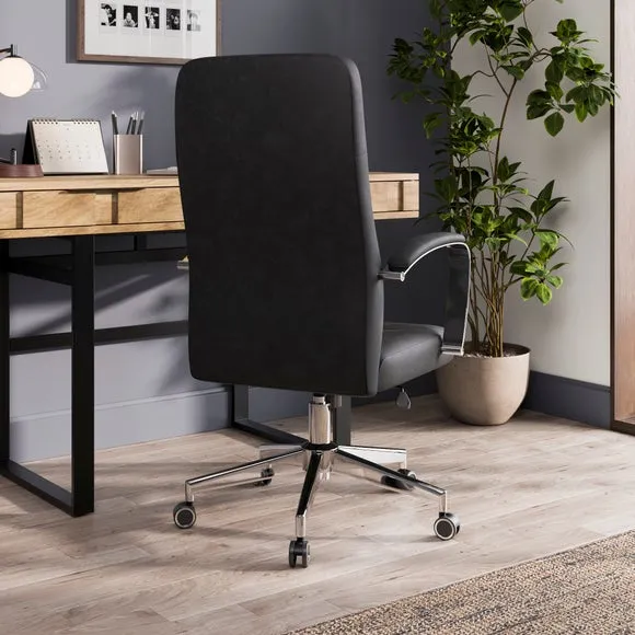 Alderton Faux Leather Office Chair 2