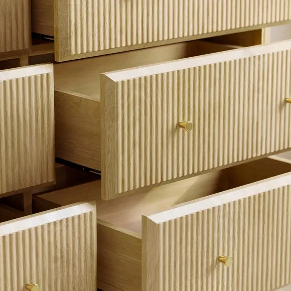 Daphne 6 Drawer Chest, Oak Effect 4