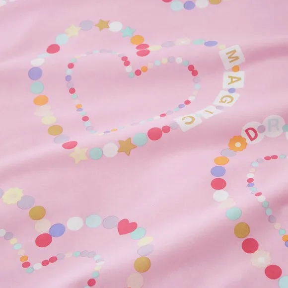 Friendship Hearts Duvet Cover and Pillowcase Set 6