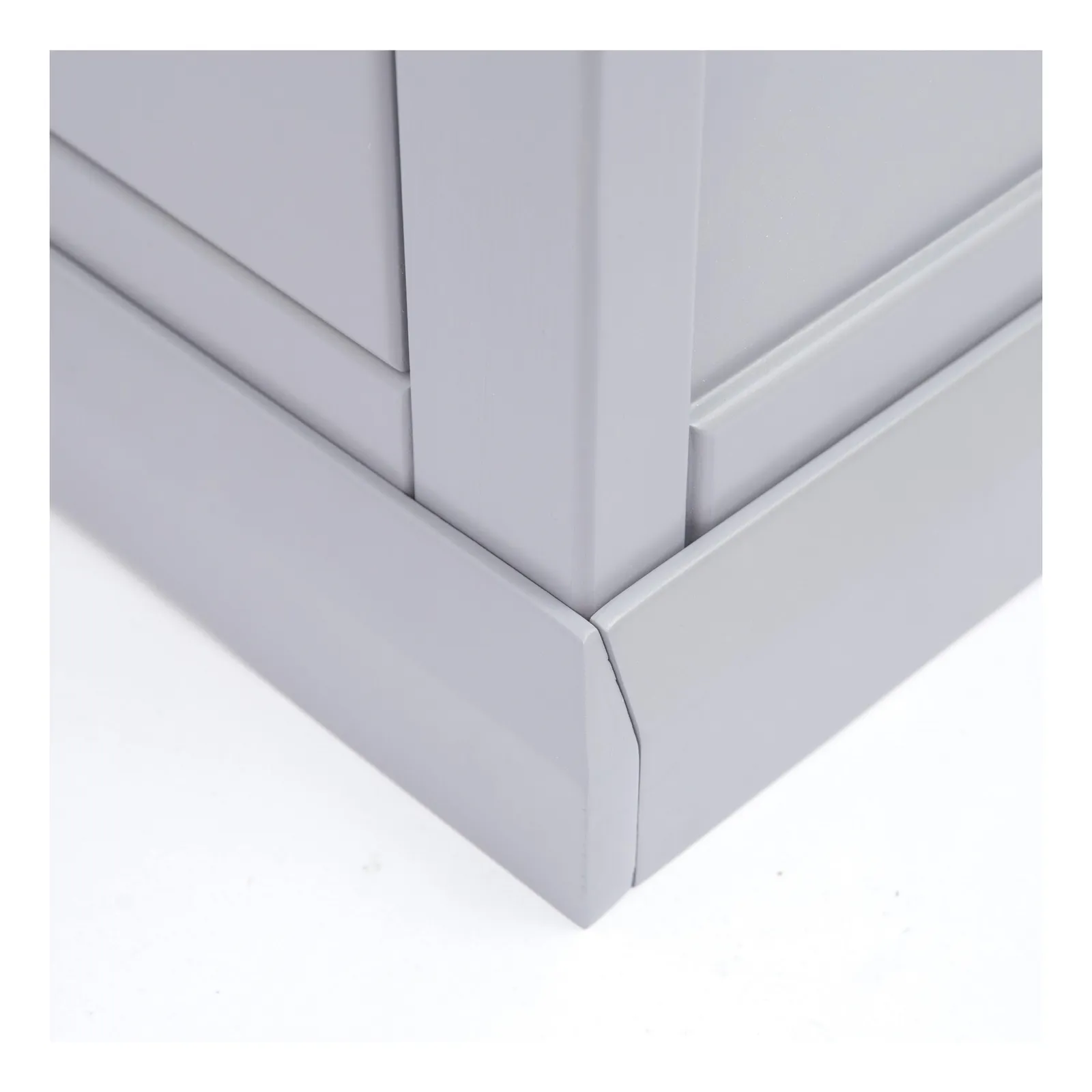 Cabinet Bits Rocca 5 Drawer Chest of Drawers Chrome Knob in Grey 6